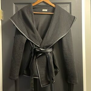 Draped Wrap Coat